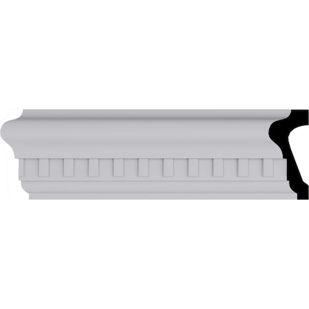 Ekena Millwork Chair Rail, High Density Urethane, 94-1/2 in L, 2-1/2 in H MLD02X01SW